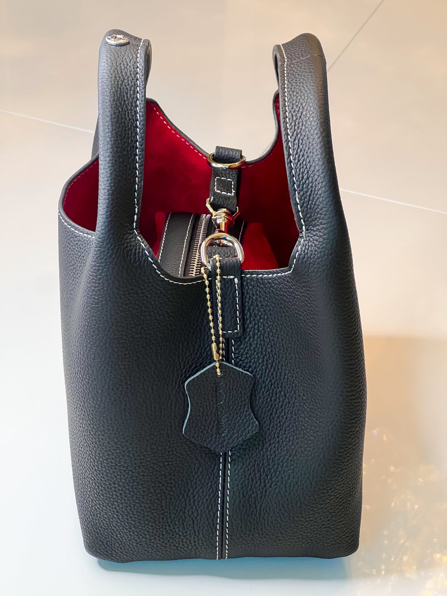 Telma | Genuine Leather Bucket Bag