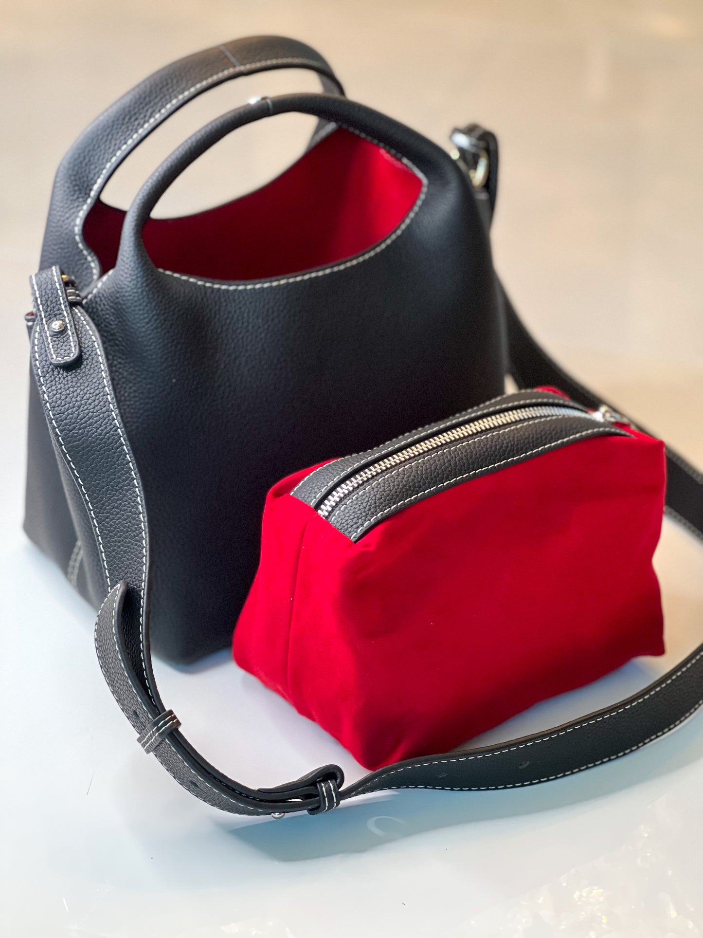 Telma | Genuine Leather Bucket Bag