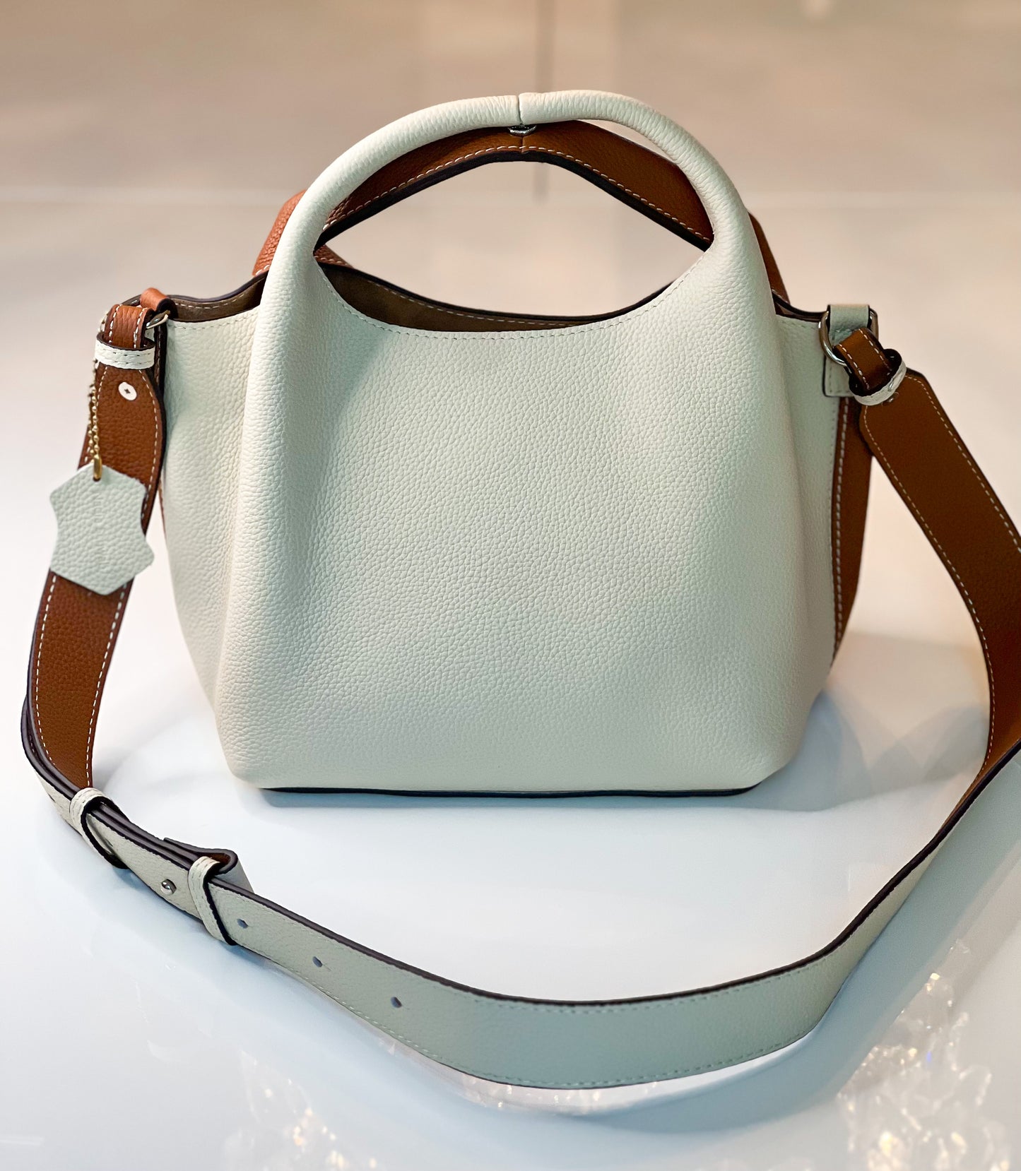 Telma | Genuine Leather Bucket Bag
