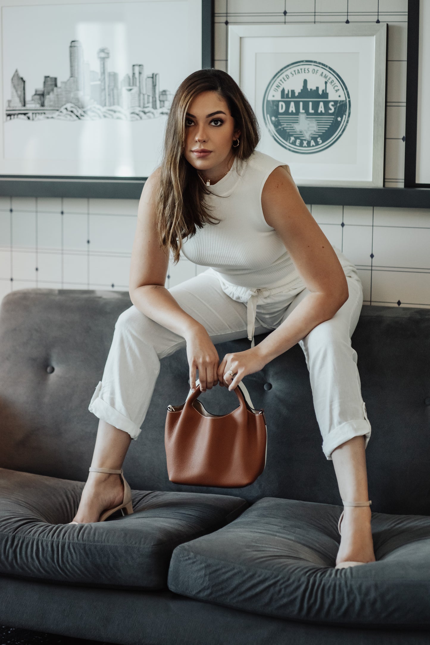 Telma | Genuine Leather Bucket Bag