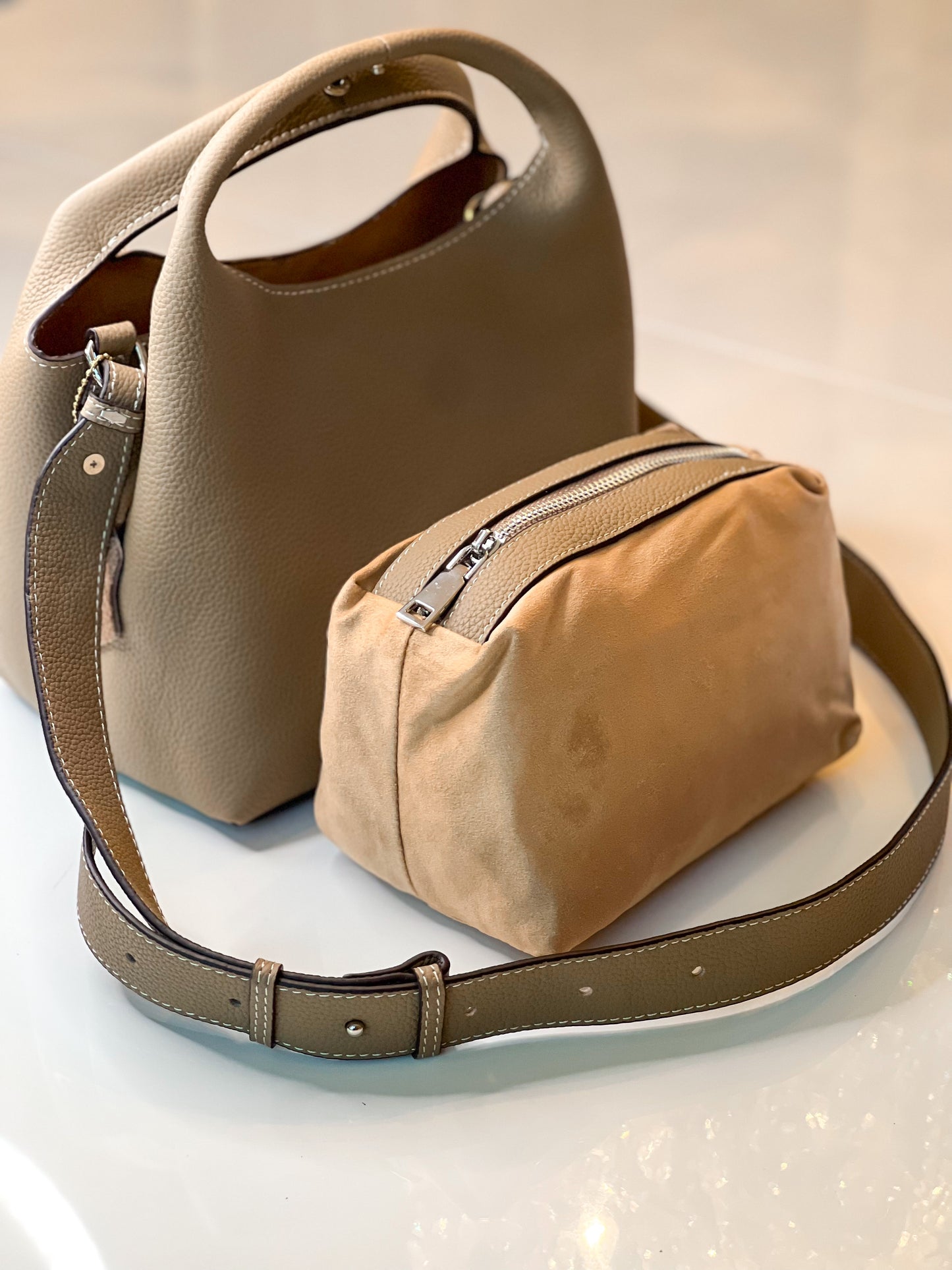 Telma | Genuine Leather Bucket Bag