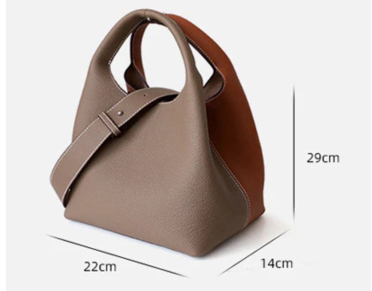 Telma | Genuine Leather Bucket Bag