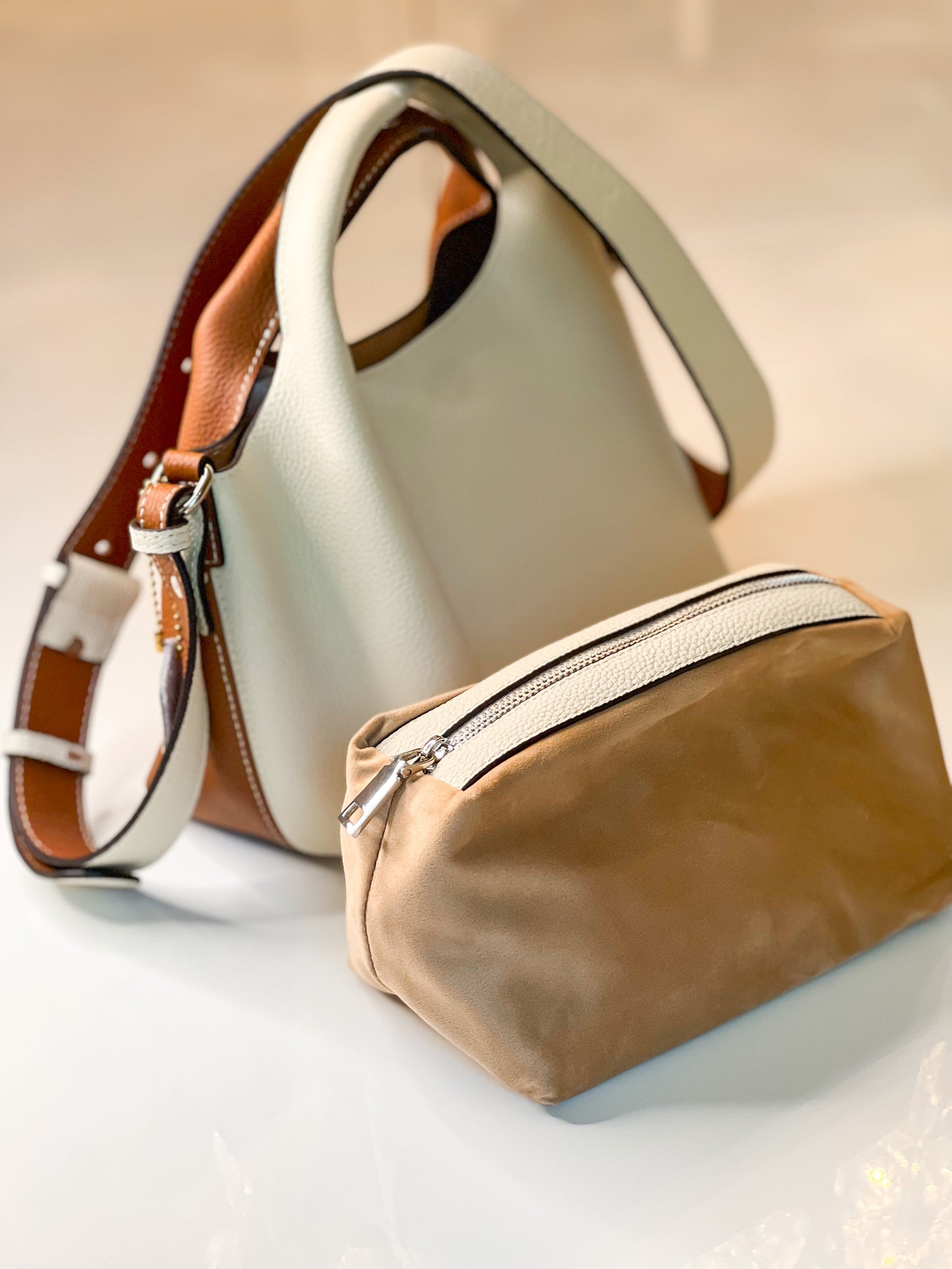Telma | Genuine Leather Bucket Bag