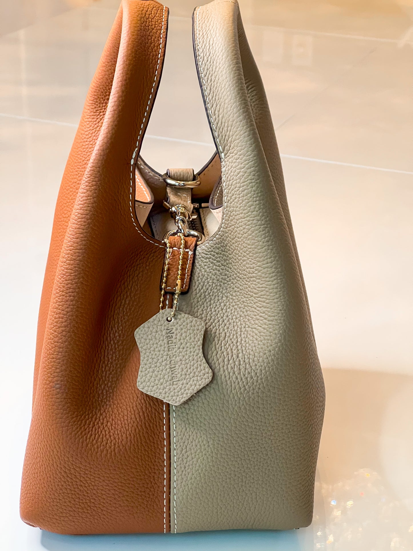 Telma | Genuine Leather Bucket Bag