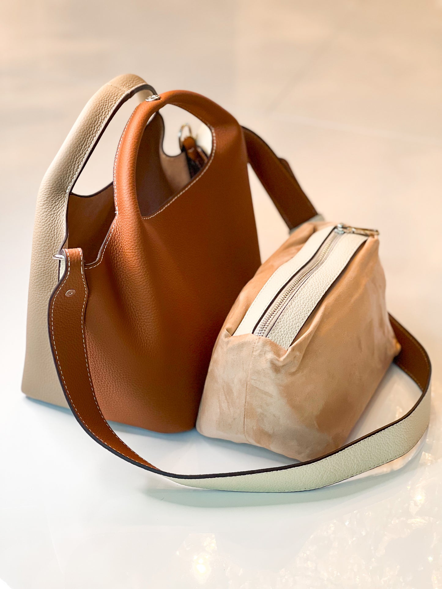 Telma | Genuine Leather Bucket Bag