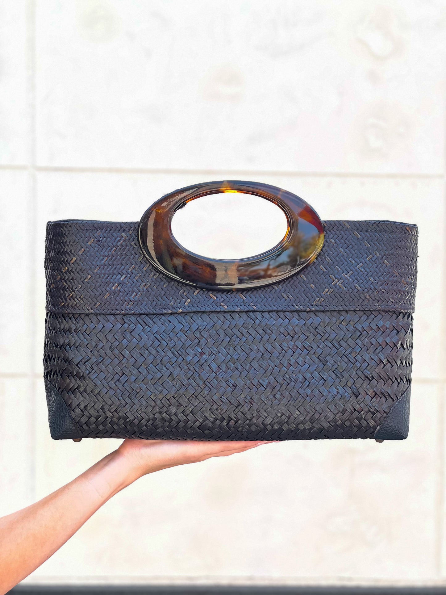 Straw bag