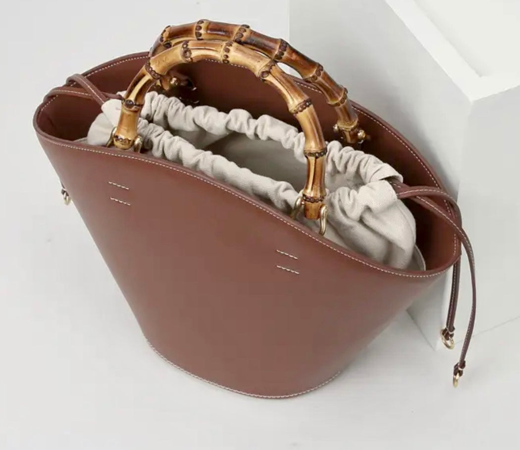 Gianna | Genuine Leather Bucket Bag