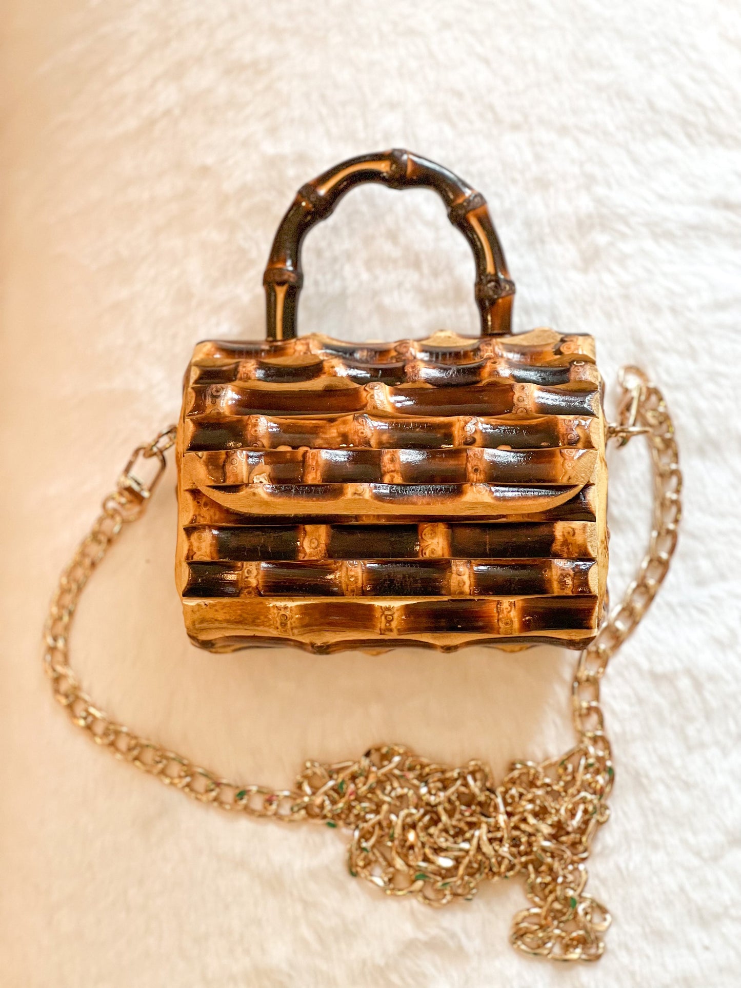 Handle Mini Cross Body/ Natural