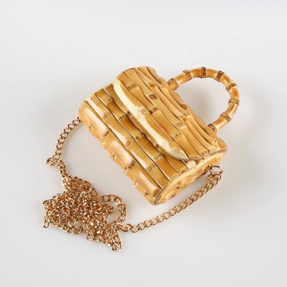 Handle Mini Cross Body/ Natural
