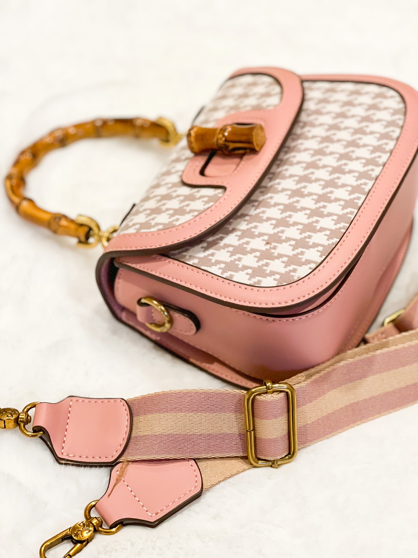 Fabric Bag with Bamboo
