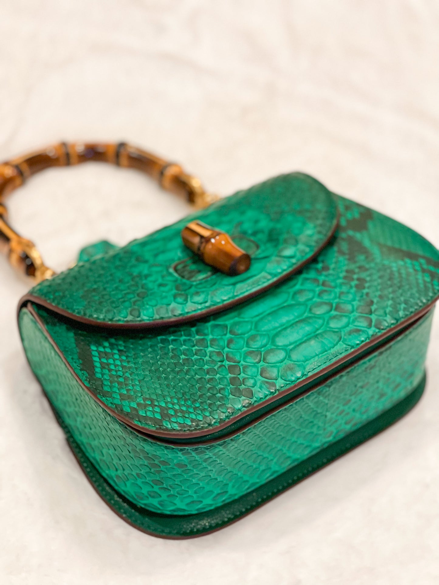 Leather Bamboo Bag