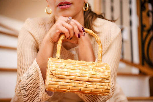 Evening Bamboo Bag | Natural