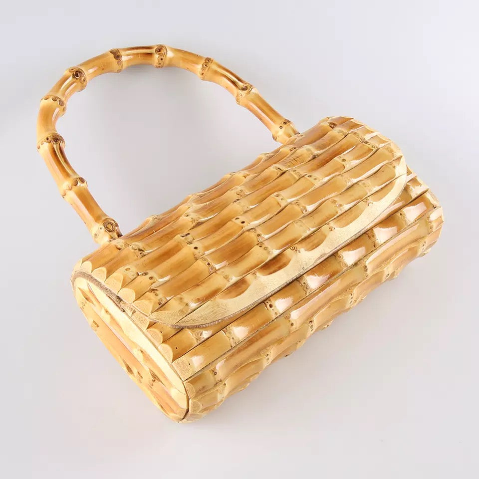 Evening Bamboo Bag | Natural