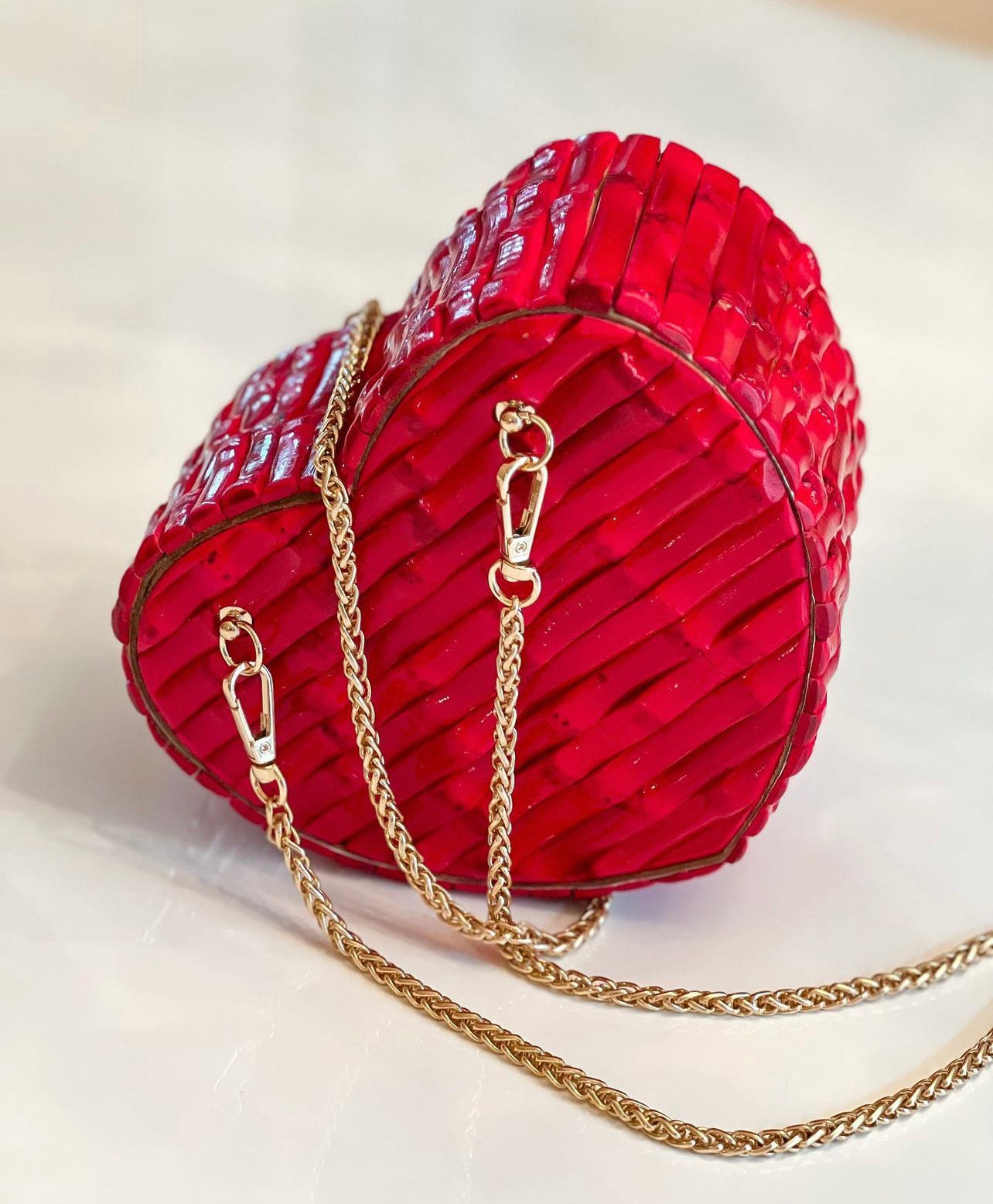 Bamboo Bag/ Heart Shape