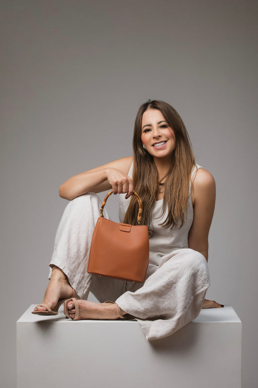 Mila | Genuine Leather Bucket Handbag